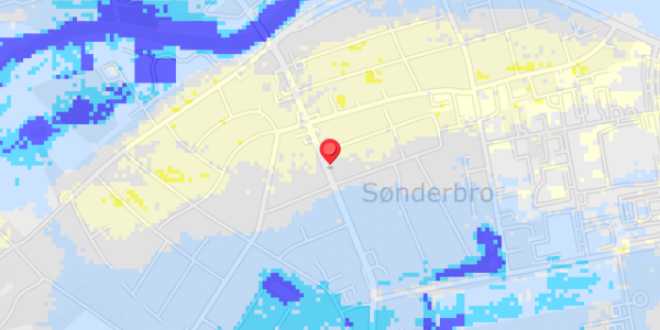 Grundvandsdybder på Brogade 63