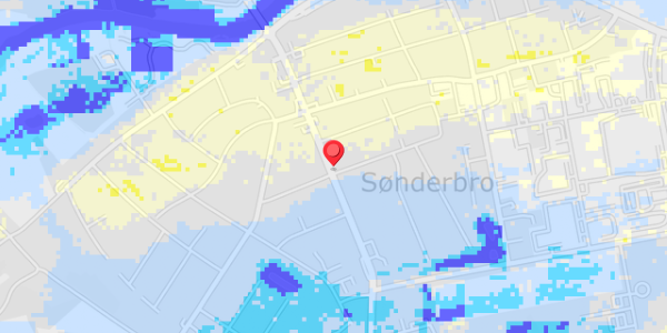 Grundvandsdybder på Brogade 67