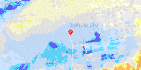 Grundvandsdybder på Brogade 85