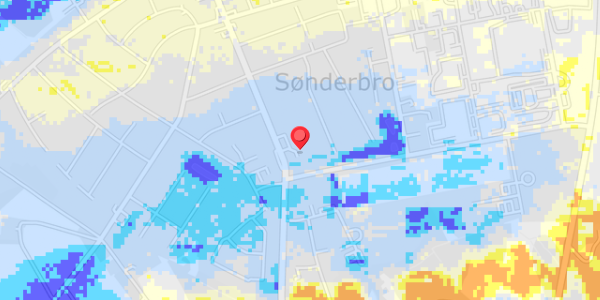 Grundvandsdybder på Brogade 97K