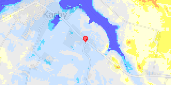 Grundvandsdybder på Karbymark 2