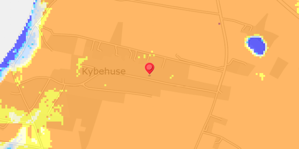 Grundvandsdybder på Kybehuse 10