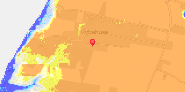 Grundvandsdybder på Kybehuse 75