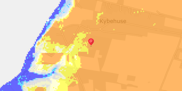 Grundvandsdybder på Kybehuse 93