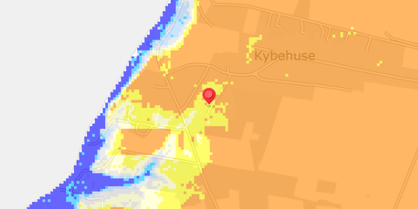 Grundvandsdybder på Kybehuse 99