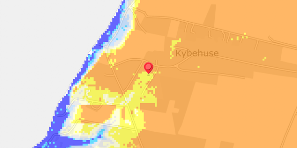 Grundvandsdybder på Kybehuse 105