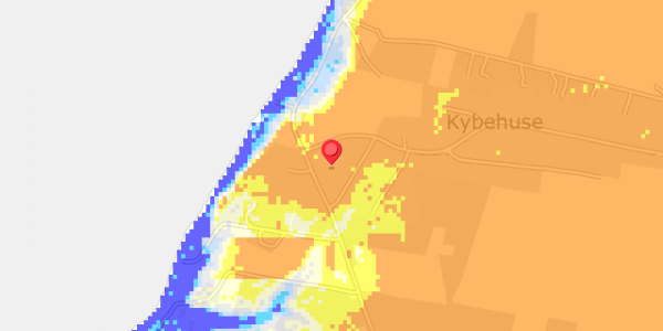 Grundvandsdybder på Kybehuse 137