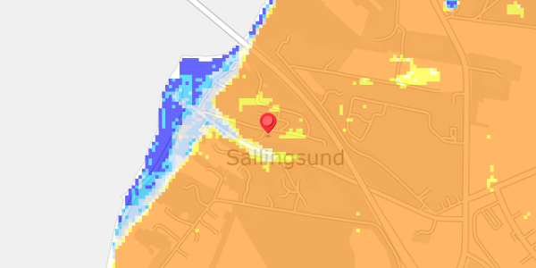 Grundvandsdybder på Pinen 8