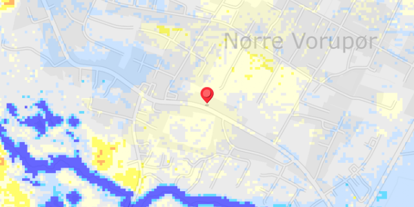 Grundvandsdybder på Vesterhavsgade 30B