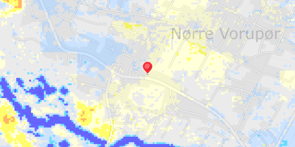 Grundvandsdybder på Vesterhavsgade 36