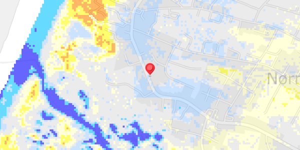 Grundvandsdybder på Vesterhavsgade 98