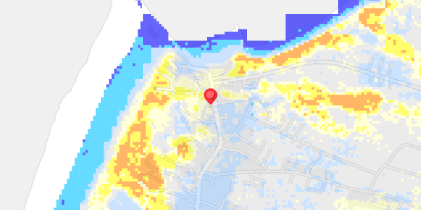 Grundvandsdybder på Vesterhavsgade 121