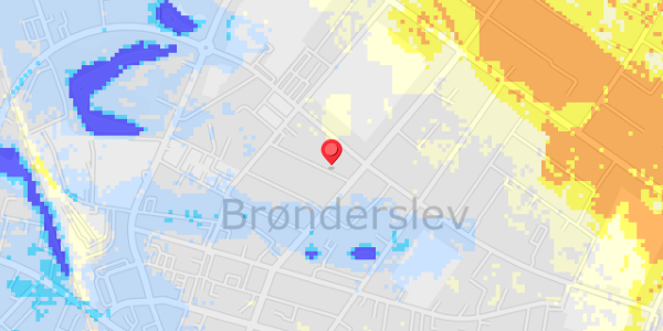 Grundvandsdybder på Danmarksgade 13