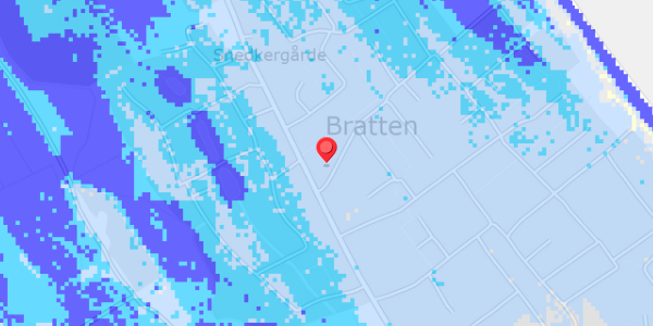 Grundvandsdybder på Bugten 1
