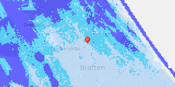 Grundvandsdybder på Bugten 11A