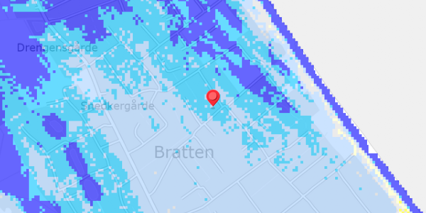 Grundvandsdybder på Bugten 15
