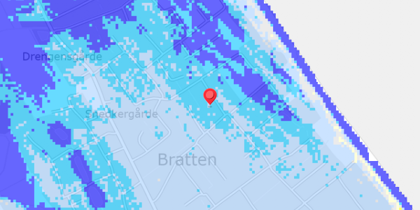 Grundvandsdybder på Bugten 17