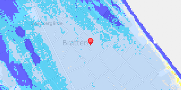 Grundvandsdybder på Bugten 44