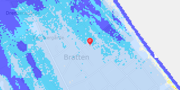 Grundvandsdybder på Bugten 52