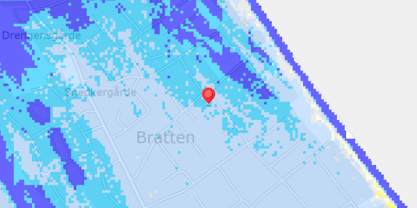 Grundvandsdybder på Bugten 54