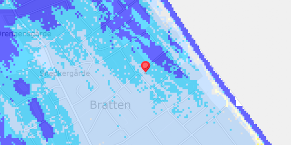 Grundvandsdybder på Bugten 56