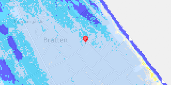 Grundvandsdybder på Kippen 13