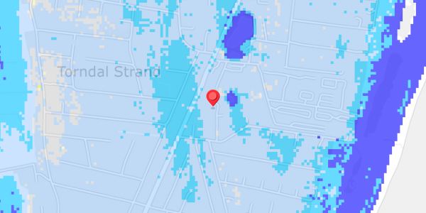 Grundvandsdybder på Torndalstrand 21
