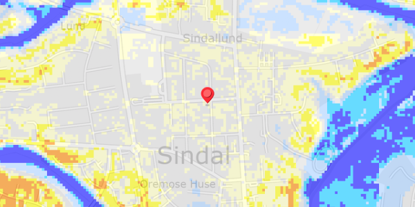 Grundvandsdybder på Fynsgade 25