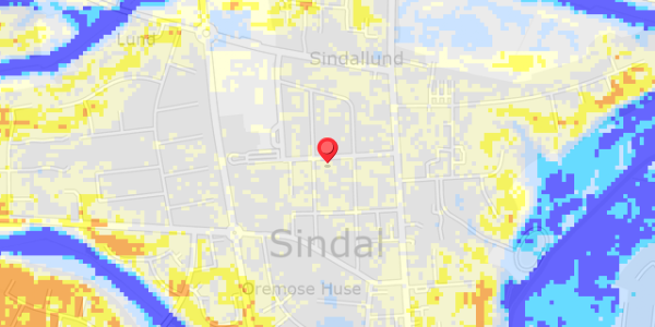 Grundvandsdybder på Islandsgade 13