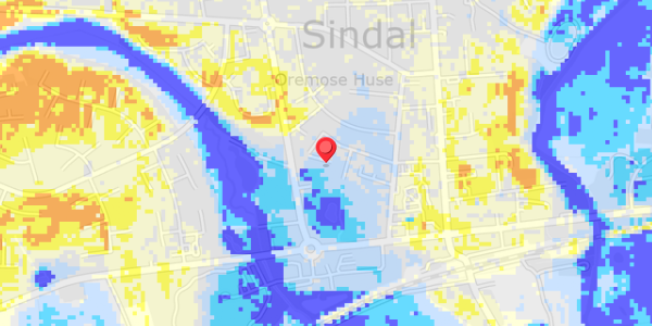 Grundvandsdybder på Sverrigsgade 45