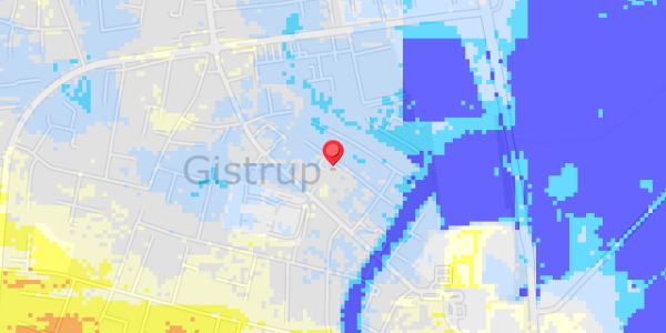 Grundvandsdybder på Gistrupparken 15