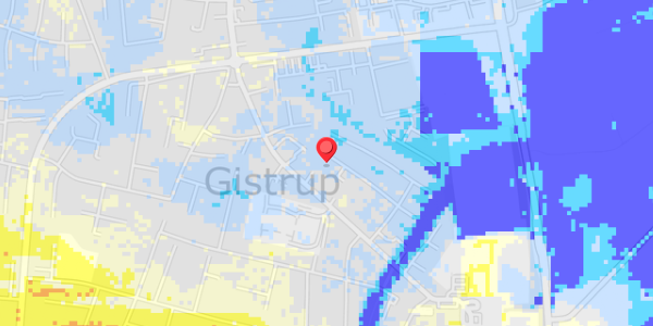 Grundvandsdybder på Gistrupparken 19B