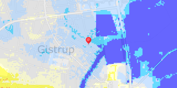 Grundvandsdybder på Gistrupparken 36