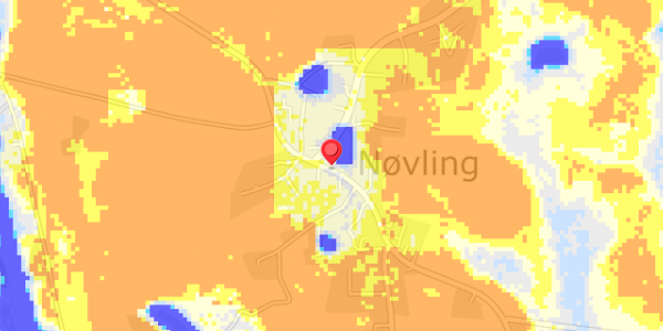 Grundvandsdybder på Nøvlingvej 137