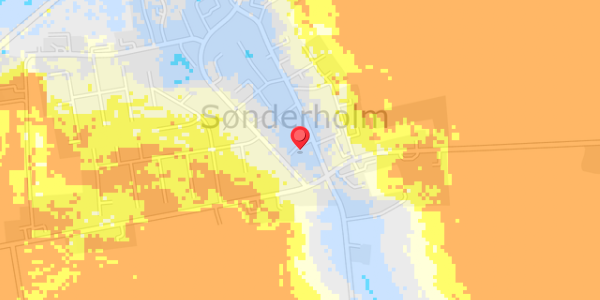 Grundvandsdybder på Tjelevej 3B