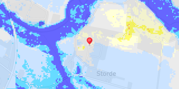Grundvandsdybder på Storde 2
