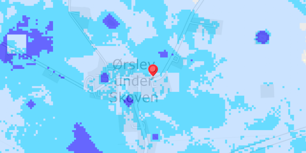 Grundvandsdybder på Ørslevunderskovvej 49