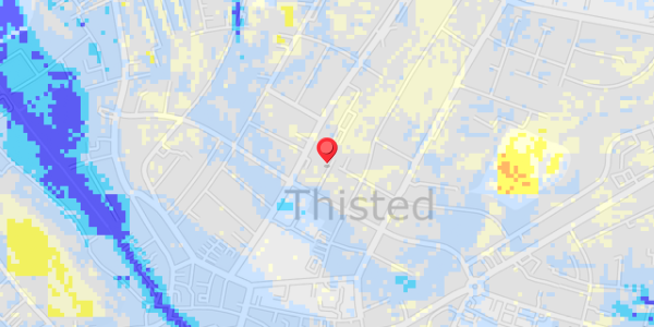Grundvandsdybder på Thylandsvej 37B