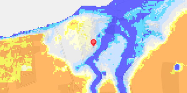 Grundvandsdybder på Rastestedet 16