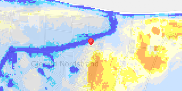 Grundvandsdybder på Fridavej 66