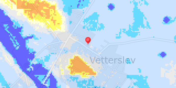 Grundvandsdybder på Vetterslev Bygade 15