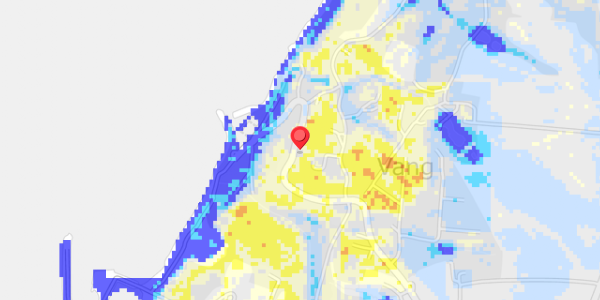 Grundvandsdybder på Vang 40