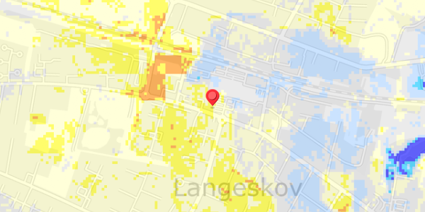 Grundvandsdybder på Langeskov Centret 24