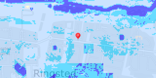 Grundvandsdybder på Bastionen 1