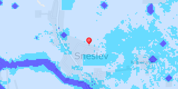 Grundvandsdybder på Sneslev Stationsvej 18