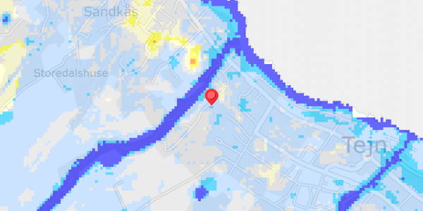 Grundvandsdybder på Tejnvej 110A