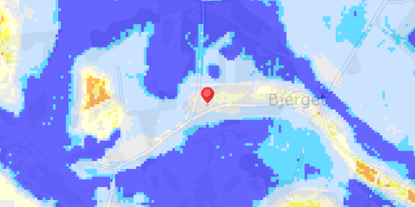 Grundvandsdybder på Bjergvej 95