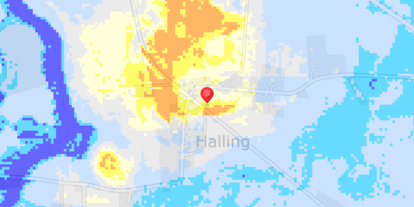 Grundvandsdybder på Hallingvej 24