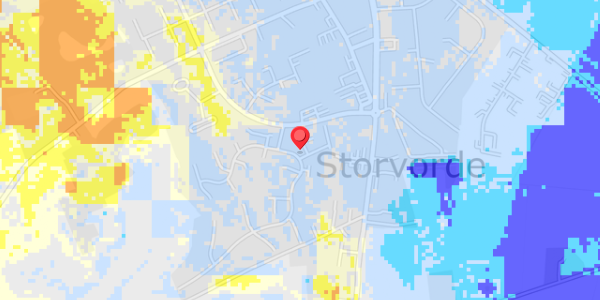 Grundvandsdybder på Pynten 1