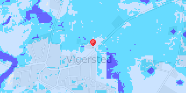 Grundvandsdybder på Lønager 1